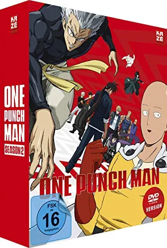 One Punch Man - Staffel 2 - Gesamtausgabe - [DVD] - Actionreiche Anime-Serie, Freigegeben ab 16 Jahren, für Fans von Superhelden und epischen Kämpfen.