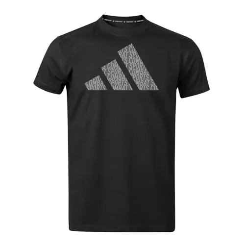 adidas Performance T-Shirt Perfo Script Graphic Tee - T-Shirt für Sport und Freizeit, aus 100% Baumwolle, ärmellos für optimale Bewegungsfreiheit beim Training.