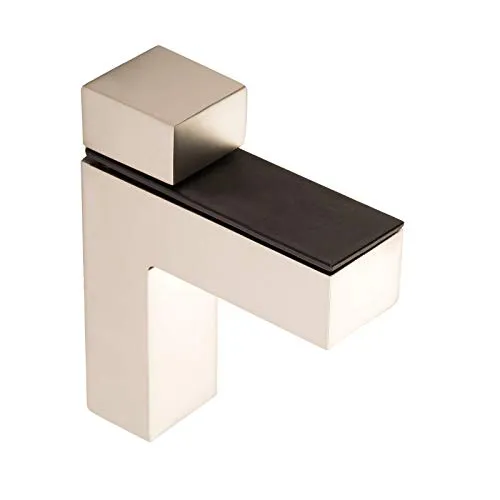SO-TECH® Regalbodenträger HULK in Edelstahloptik - Stilvolle Halterung für Glas- und Holzböden bis 45 mm Stärke. Hohe Belastbarkeit von bis zu 10 kg pro Stück, ideal für Ihre individuellen Regalgestaltungen.