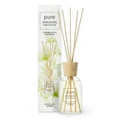 PURE ROOM EDITION Raumduft Lemongrass & Geranium 1010 , 250 ml - Duftdiffuser