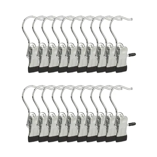 Kleiderbügel Silber von Relaxdays