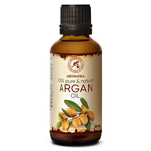 Arganöl 50ml - Argania Spinosa - Argan Öl - Kaltgepresst - Rein & Natürlich - Gesichtspflege Trägeröl für Haut & Nägel - Körperpflege - Haarpflege - Trockenes Haar - Spliss Entferner