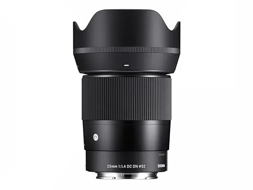 Sigma 23mm F1.4 DC DN Contemporary für Sony-E Mount - Hochwertiges Weitwinkel-Objektiv mit hoher Lichtstärke für beeindruckende Bildqualität und vielseitige Fotografie
