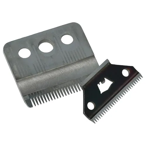 vhbw 2X Schneidsatz (1x großes Messer, 1x Präzisions-Schneidmesser) kompatibel mit Moser 1173, 1406, 1170 (C), 1400 (A-F) Haarschneidemaschine