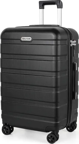 TANTOMI Groß Reisekoffer Hartschale mit Passwortsperre - Koffer & Trolley mit 4 Rollen, aus hochwertigem ABS-Material, kratzfest und leicht. Integriertes Zahlenschloss sorgt für Sicherheit auf Reisen.