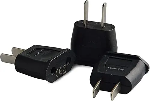 Aukru 3X Reiseadapter stecker Deutschland/Europa auf USA/US/Amerika/China/Japan/Kanada/Mexiko Adapter