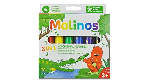 Malinos Wachsmalstifte Wachsmal-Zauber 6 Farben 3+
