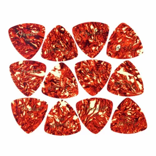 Fender Triangle Picks Shell Set Thin von Fender