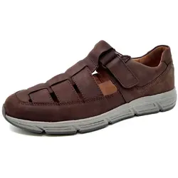 Waldläufer Sandale 323303-158-216 - Wanderschuhe aus hochwertigem Nubukleder, mit Wechselfußbett für individuelle Anpassungen und ideal für warme Tage.