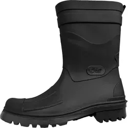 Bockstiegel Gummistiefel Dirk schwarz, Größe 48 - Bockstiegel Gummistiefel Modell Dirk in Schwarz, Schuhgröße 48. Ideal für Gartenarbeiten und Festivals, mit rutschfester Sohle und praktischer Schlaufe für einfachen Einstieg.