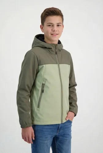 ICEPEAK Softshelljacke KLINE JR - Kinder, hellgrün 513 (152) - Wasserabweisende Softshelljacke für Kinder von Icepeak, ideal für aktive Abenteuer. Leicht und bequem für den täglichen Einsatz.