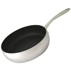 Deluxe Edelstahl Bratpfanne ÿ 20 cm PTFE Antihaft Beschichtung Pfanne