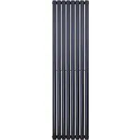 Produktbild Paneel Heizkörper Vertikal Doppellagig Schwarz Matt 1800x472
