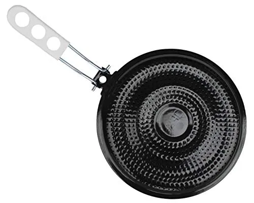 DanDiBo Hitzeverteiler Gasherd mit Griff Herd Emaille Emaliert 93864 Simmerplatte Gas Gasflammensieb