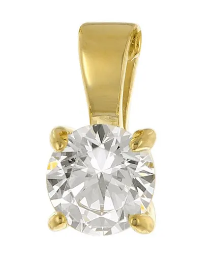 Glizz Kettenanhänger mit Lab Grown Diamant in 333 Gelbgold - Eleganter Kettenanhänger aus 333 Gelbgold mit einem funkelnden Lab Grown Diamanten (0,50 Karat). Ideal für besondere Anlässe und als stilvolles Accessoire.