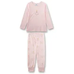 Sanetta Pyjama in Rosa, Größe 116 für Kinder - Bequemer Sanetta Pyjama in Rosa für Kinder (Größe 116) mit elastischem Bund und rundem Ausschnitt. Ideal für entspannte Nächte und süße Träume.