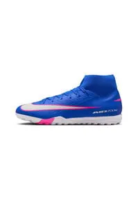 Nike Zoom Superfly 10 Academy TF - Blau - Der Nike Zoom Superfly 10 Academy TF ist ideal für Kunstrasen und bietet durch das robuste Obermaterial exzellentes Ballgefühl. Die spezielle Außensohle sorgt für optimalen Grip und Stabilität, perfekt für schnelle Spiele und agile Bewegungen.