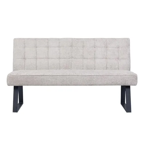 DUBI Möbel Essbank Clara mit Federkernpolsterung - Die elegante Essbank Clara vereint modernes Design und hohen Sitzkomfort. Mit hochwertiger Federkernpolsterung und stabilen Metallgestell ist sie ideal für gesellige Abende und passt sich optimal Ihrem Wohnstil an.
