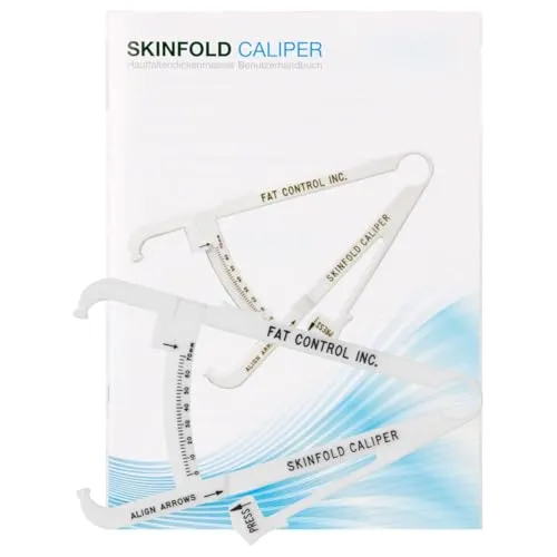 Caliper mit Benutzerhandbuch – Hautfaltendickenmesser zur präzisen Körperfettmessung
