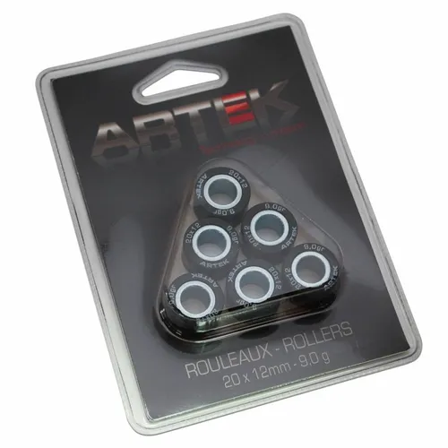 Roller weight set for maxiscooter Artek K1 20x12 9.0g (x6) for Yamaha 125 Xmax,