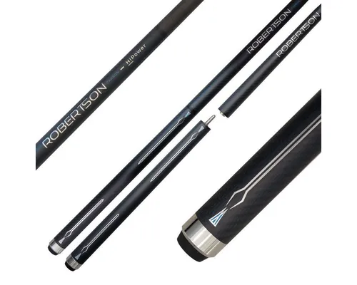 Robertson Carbon Break Jump Queue HiPower 2-TLG., Profi Anstoß Cue - Pool-Billardqueues mit max. Power und Präzision. Das HiPower Modell aus Carbon ermöglicht optimale Anstoß-Breaks und schnelle Jump-Shots dank Quick Joint System.