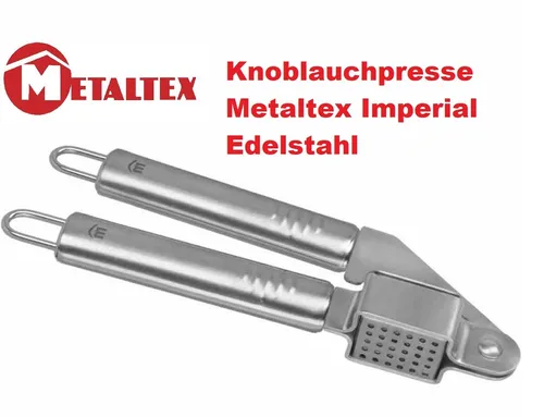 Knoblauchpresse ,Metall beschichtet Garlic Press / Crusher Imperial Edelstahl