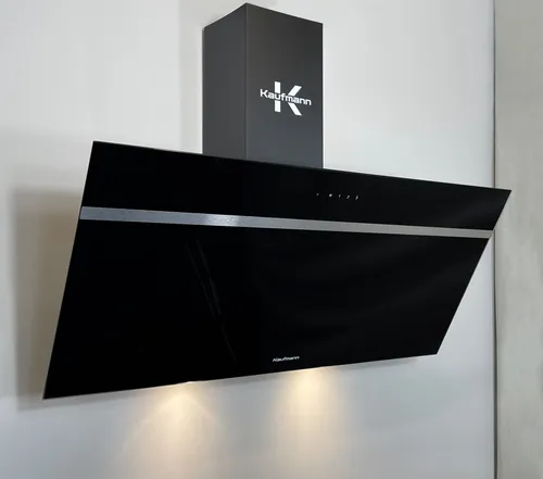Stylishe KAUFMANN Wandhaube VIKTORIA 60 BL – 1000 m³/h auf 60 cm!