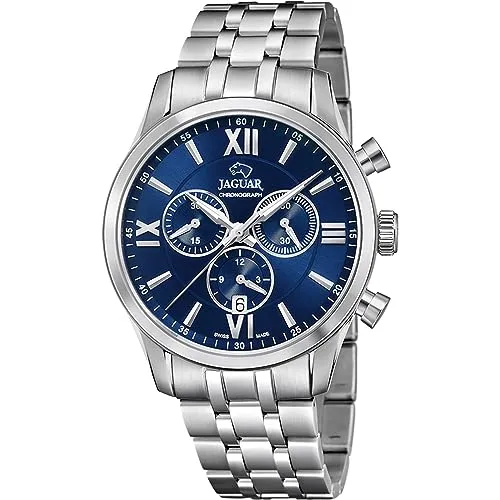 Jaguar J963/2 Acamar Herrenuhr, Gehäuse aus Edelstahl 316L, silberfarben, Armband aus Edelstahl 316L, silberfarben