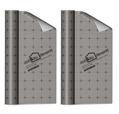 doitBau Unterspannbahn 2 Rollen 1,5m x 50m - Hochwertige Unterspannbahn in 2 Rollen, schlagregensicher und diffusionsoffen. Ideal für die Verlegung auf Wärmedämmung oder Holzkonstruktionen. Perfekt für langlebigen Schutz und einfache Handhabung.