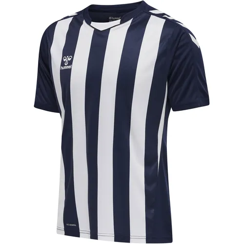Hummel hmlCore XK Striped Trikot Herren MARINE/WHITE M - Trikot für Herren in Marine/Weiß mit BEECOOL®-Technologie für optimale Atmungsaktivität und Komfort während des Trainings. Ideal für Sport und Freizeit.