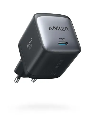 Anker Nano II 65W USB-C Ladegerät - Ladegeräte & Dockingstationen, leistungsstarkes GaN II Schnellladegerät mit 65W für blitzschnelles Aufladen von Geräten.