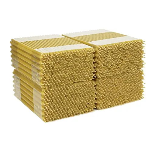 NKlaus 3270g Bienenwachs Altarkerzen - Dünne Kirchenqualität Ritualkerzen - Spitzkerzen aus hochwertigem Bienenwachs, ruß- und tropffrei, ideal für religiöse Zeremonien und nachhaltige Rituale. Brenndauer ca. 40-45 Minuten für eine beruhigende Atmosphäre.