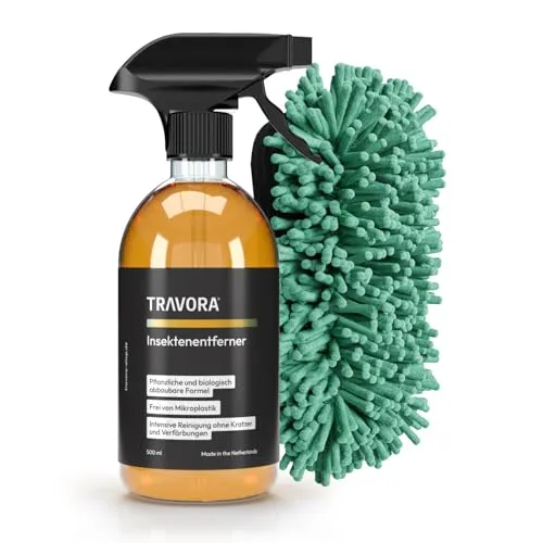 Produktbild TRAVORA Premium Insekten Entferner Set inkl. Auto Schwamm