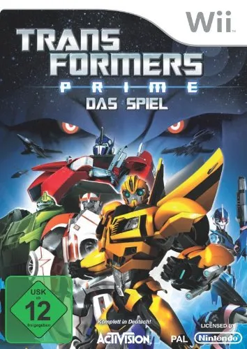 Transformers Prime - Das Spiel für Nintendo Wii - Erlebe die actionreiche Transformers-Welt mit der deutschen Version, ideal für Fans und Gamer auf der Wii!