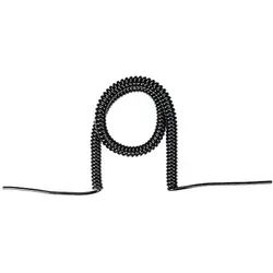 Bachmann 692.180 SPIRALLEITUNG PUR SW - Flexibles Spiralkabel 500 mm, ideal für anspruchsvolle Anwendungen mit Flammwidrigkeit nach IEC/EN 60332-1-2 und hoher Temperaturbeständigkeit von -50 bis 70 °C.