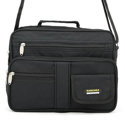 Männer-Nylontasche in Schwarz mit Reißverschluss RALPH