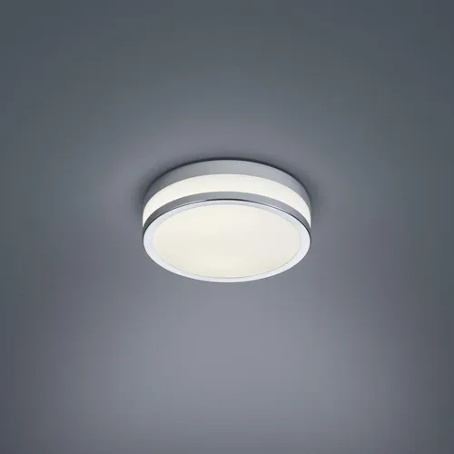 Helestra Zelo Deckenleuchte rund LED, Chrom - Moderne Deckenleuchte mit energieeffizientem LED-Licht, ideal für stilvolle Wohnräume und schafft eine angenehme Atmosphäre.