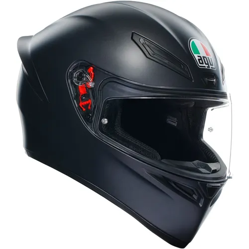 Motorrad Helm XS - AGV K1 S Solid - Sport Racing Integralhelm - schwarz matt