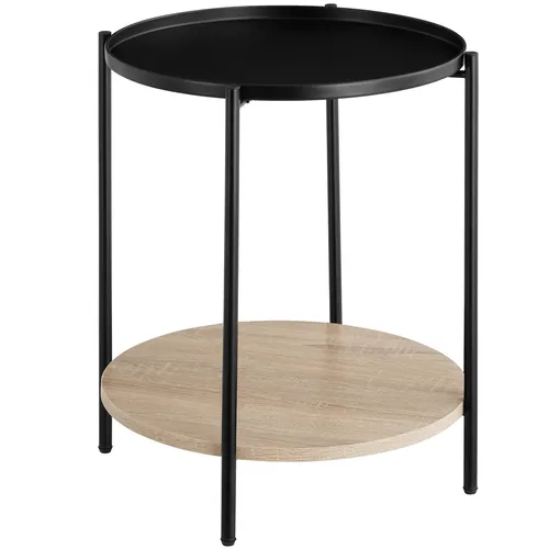 tectake® Beistelltisch im Industrial Style in braun von tectake