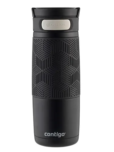 Kaffeebecher ContiGo! Transit 470ml - Schwarz - Thermobehälter mit 470 ml Fassungsvermögen, doppelwandiger Edelstahlkonstruktion und AutoSeal-System für auslaufsicheren Genuss unterwegs. Ideal für heiße und kalte Getränke!