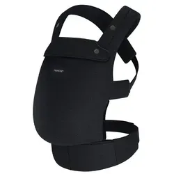 Momcozy Leichter Babytrage, Schwarz - Kinder- & Babytragen, ergonomisches Design für maximalen Komfort und Unterstützung für Eltern und Baby