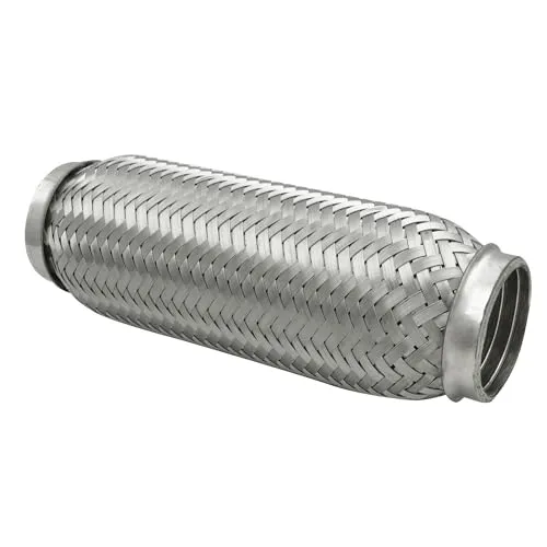 Ø 45-45,5 mm Edelstahl Flexrohr mit Interlock Abgasanlage Auspuff 200mm