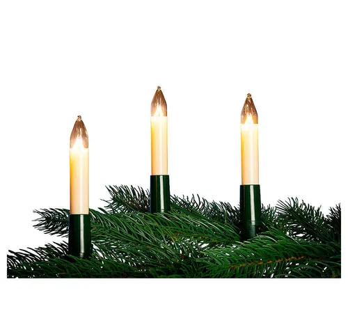 NARVA Lichterkette mit 20 Normalschaftkerzen