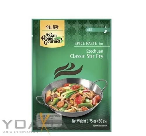 [ 50g ] ASIAN HOME GOURMET Würzpaste f. Pfannengericht Szechuan-Art