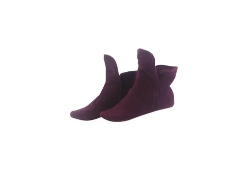RAIKOU Hausstiefel Haussocken super flauschige Hüttenschuhe Hausschuh aus Micro Fleece mit ABS und Rutschfester Sohle