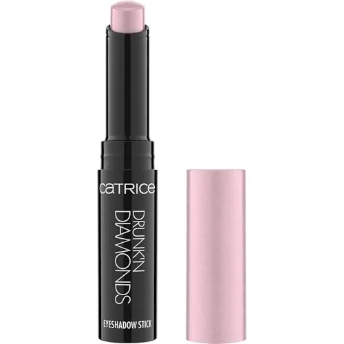 Catrice Drunk'n Diamonds Eyeshadow Stick, Lidschatten, Nr. 010, Violett, langanhaltend, schnelltrocknend, glitzernd, vegan, ohne Mikroplastikpartikel, Nanopartikel frei, ohne Parfüm, 1er Pack (2.5g)