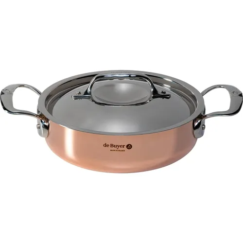 de Buyer Prima Matera Schmortopf 20 cm mit Deckel in weiß von de Buyer