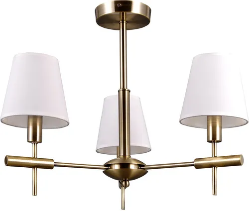 Weiß Gold Klassisch Kronleuchter 3x60W E27 in gold von Italux