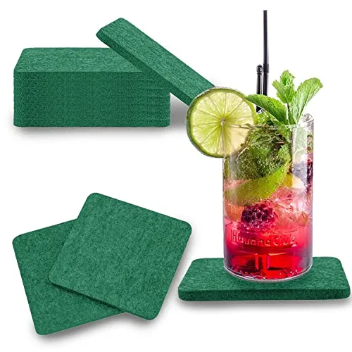 Glasuntersetzer & Bierdeckel Grün von wortek