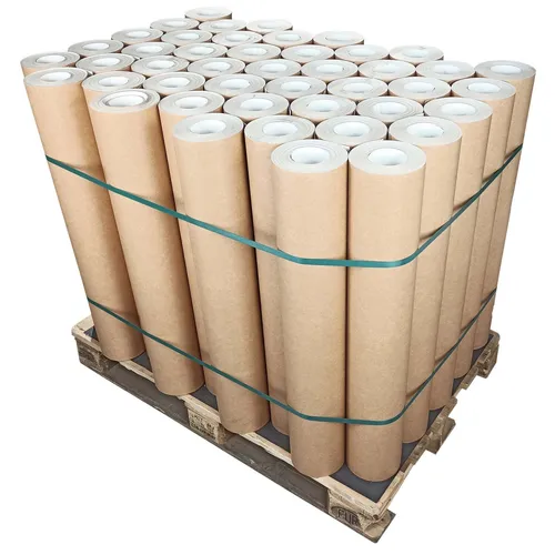 Abdeckpappe 45x braun/weiß - schwere Qualität 300 g/m² - Hochwertige Abdeckpappe, beidseitig beschichtet, ideal für professionelle Maler- und Renovierungsarbeiten. 25 qm pro Palette für optimalen Schutz.